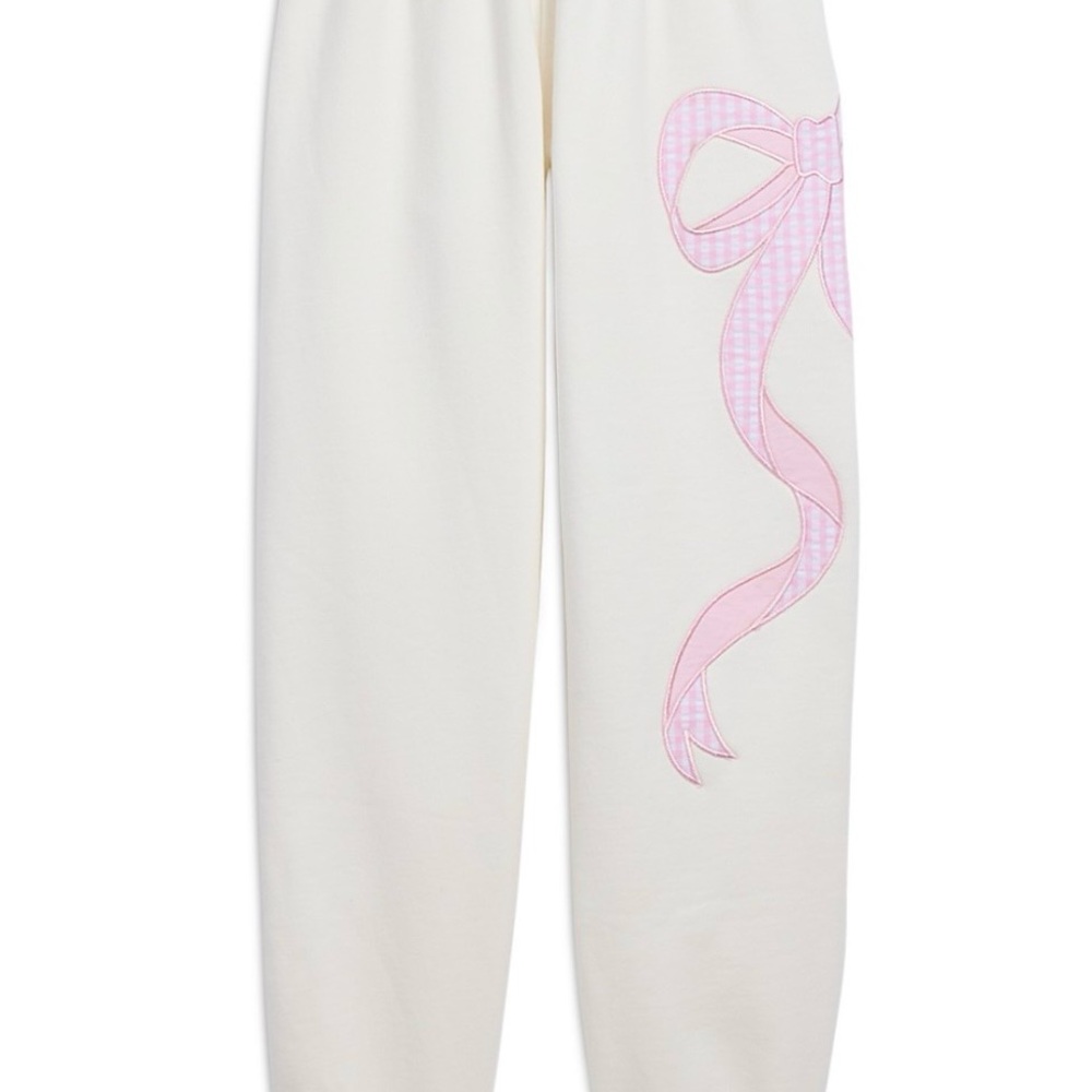 Katie J NYC White and Pink Jogger Set. Like new - Picture 8 of 10